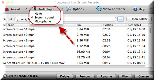 how to record video on mac screen with sound