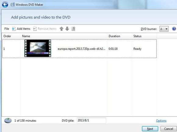 video file to dvd software free